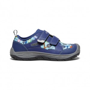 Buty Keen Speed Hound Sneaker x Strider Dziecięce Niebieskie | XGDESNV-53