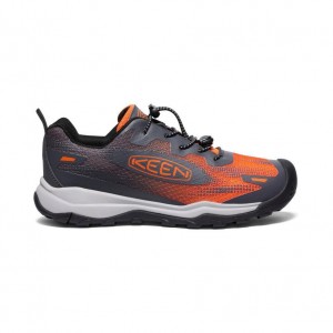 Buty Keen Wanduro Speed Hiking Dziecięce Szare | ZIOKXAC-17