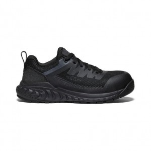 Buty Robocze Keen Arvada Sneaker (Carbon-Fiber Toe) Damskie Czarne | RZCWGHA-81