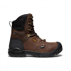 Buty Robocze Keen Independence 8 Insulated Waterproof (Carbon Fiber Toe) Męskie Brązowe | LKAYSUP-86