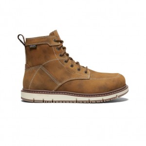Buty Robocze Keen San Jose 6 Waterproof (Aluminum Toe) Damskie Brązowe | PLHTKAX-84