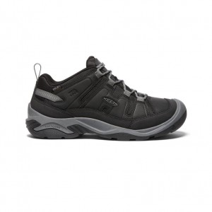 Buty Trekkingowe Keen Circadia Waterproof Męskie Czarne | CNKRTYZ-59