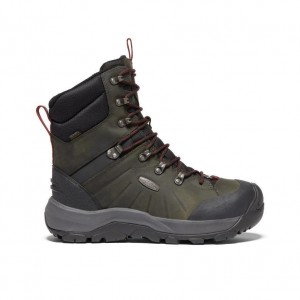 Buty Trekkingowe Keen Revel IV High Polar Waterproof Męskie Oliwkowe | DPFKJRS-60