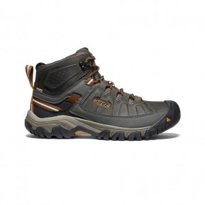 Buty Trekkingowe Keen Targhee III Waterproof Mid Wide Męskie Brązowe | UIXFCEZ-84