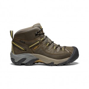 Buty Trekkingowe Keen Targhee II Mid Waterproofs Męskie Oliwkowe | MBZKQFW-78