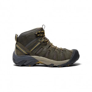 Buty Trekkingowe Keen Voyageur Mid Męskie Oliwkowe | JTLNFCV-27