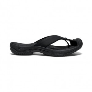 Japonki Keen Waimea Leather Męskie Czarne | VMFEYLN-58