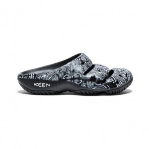 Klapki Keen Yogui Arts Clog x Hide and Seek Męskie Czarne | ZFSWUKG-78