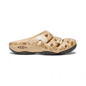 Klapki Keen Yogui Arts Clog x THC Damskie Żółte | MCYSTPV-07