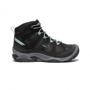 Kozaki Keen Circadia Polar Waterproof Damskie Czarne | VKBNEYA-75