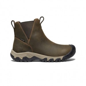 Kozaki Keen Greta Waterproof Chelsea Damskie Oliwkowe | UVFWDMX-86