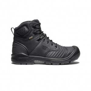 Kozaki Keen Portland 6 Waterproof (Carbon-Fiber Toe) Męskie Czarne | WIALXJF-93
