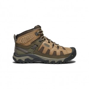 Kozaki Keen Targhee Vent Mid Męskie Brązowe | IVLQAME-09