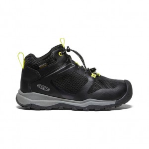 Kozaki Keen Wanduro Waterproof Dziecięce Czarne | EDIAMVU-35