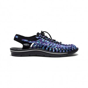 Sandały Keen UNEEK Flat Cord Sneaker x Bamboo Shoots Męskie Fioletowe | NXVESUR-86