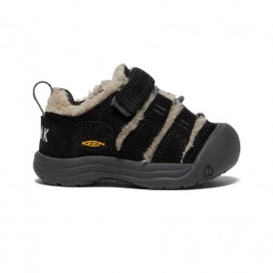 Trampki Keen Newport Shoe Dziecięce Czarne | TOEIAVL-20