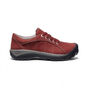 Trampki Keen Presidio Damskie Czerwone | WZXOMKD-47